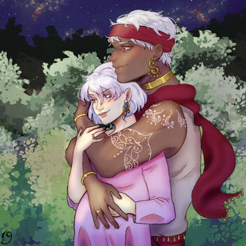 Hip up w/ detailed background