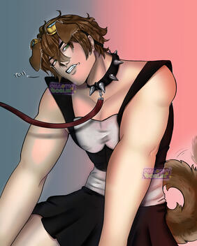 Hip up with simple background